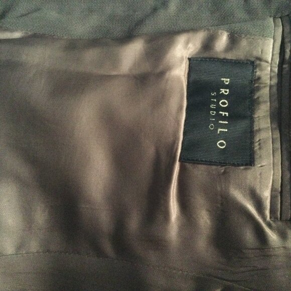 Joe men's coat black large 87cm long 40% wool - Picture 9 of 11